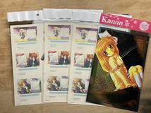 カノン ステッカー 4点セット 沢渡真琴 Kanon Key エッチングステッカー_画像1