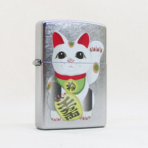 ジッポー オイルライター USA Zippo 和柄シリーズ 千万両 招き猫 Z207-107672/送料無料_画像2