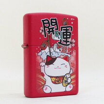 ジッポー オイルライター USA Zippo 和柄シリーズ 開運 招き猫 Z233-107670_画像2