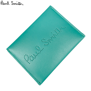  Paul Smith new goods card holder M1A5625 BRECIP card-case green leather original leather free shipping parallel imported goods 