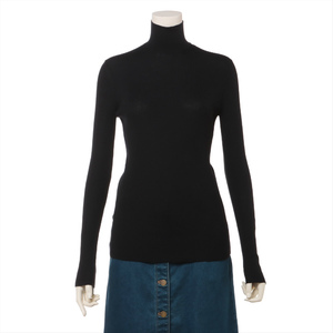  Prada (PRADA) knitted high‐necked ta-toru neck #38 black wear ( used )