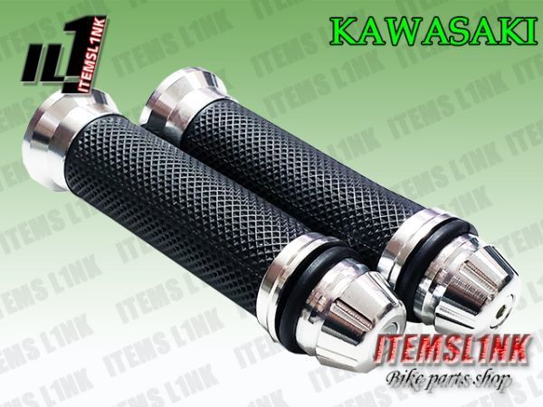 LK2-1SV アルミ ハンドル グリップ GPZ250F GPZ400F Z200 Z400GP Z750GP Z400FX Z250FT Z1 Z2 KZ1000 Z1-R Z1000J KZ1000 汎用