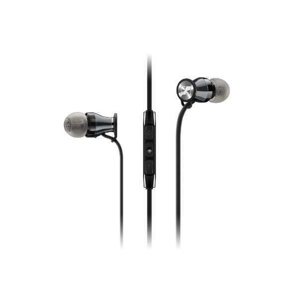 ◆新品未開封 ゼンハイザー SENNHEISER カナル型有線イヤホン MOMENTUM In-Ear G(M2-IEG-CHROME) [Android用リモコン付/Black Chrome] 保付