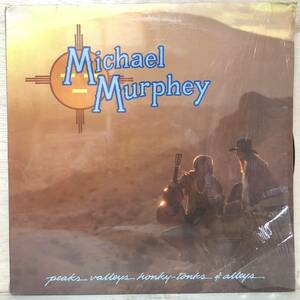 □□8-LP【12180】-【US盤】MICHAEL MURPHEYマイケル・マーフィー*PEAKS VALLEYS HONKY-TONKS &ALLEYS/Timothy B. Schmit 、Doug Dillard 