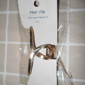 【難あり】 Hair clip ヘアクリップ ヘア クリップ ゴールドバンス.の画像1