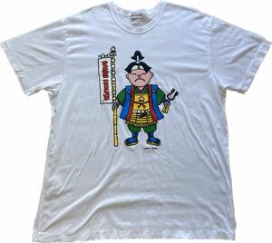 80sヴィンテージ ミキハウス MIKI HOUSE × 湯村輝彦 ももたろう Tシャツ L king terry キンテリ 絵本 漫画 ノベルティ 希少 懸賞アイテム