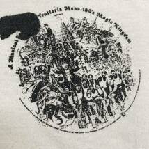 96年 CDアルバム trattoria menu 100 ノベルティ 半袖Tシャツ USA製ボディ L POLYSTAR RECORDS コーネリアス カヒミ・カリィ カジヒデキ_画像5