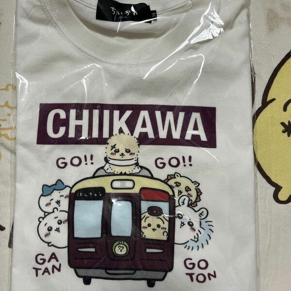 ちいかわ阪急Tシャツ☆GO！GO！GATAN GOTON