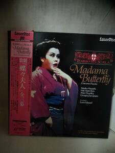 Ｌ9337 LD・レーザーディスク 歌劇「蝶々夫人」全三幕　MADAMA BUTTERFLY , GIACOMO PUCCINI , CONDUCTORO:LORIN MAAZEL