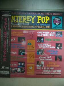 Ｌ9340 LD・レーザーディスク The Monterey International Pop Festival'67 , THE WHO , SIMON AND GARFUNKEL