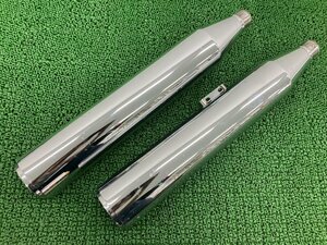 FXLR1745 サイレンサーマフラー 64900460 ハーレー 純正 中古 バイク 部品 ソフテイルローライダー コケキズ無し 品薄 希少品