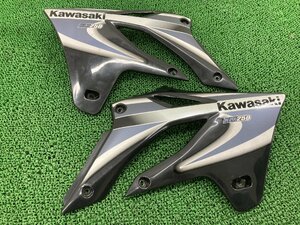 KLX250 シュラウド 左右 黒 49089-0016/49089-0017 カワサキ 純正 中古 LX250H 49089-0016 49089-0017 割れ欠け無し 品薄 希少品