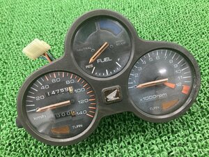 CBX125F メーター ホンダ 純正 中古 バイク 部品 JC11 割れ欠け無し 品薄 希少品 スピード タコ 車検 Genuine