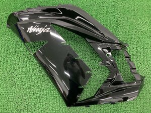 ZX-14R サイドカウル 左 黒 55028-0510 カワサキ 純正 中古 バイク 部品 ZX1400E 修復素材に コケキズ無し 品薄 希少品 車検 Genuine