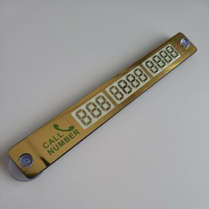 ( Gold )USDM phone номерная табличка USA мелкие вещи 