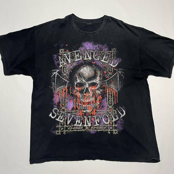 09s BIG SIZE AVENGED SEVENFOLD アヴェンジドセヴンフォールド バンドTシャツ バンT メンズ XL 90s 80s メタル パンク 00s ビンテージ