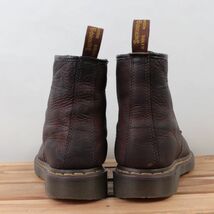 d14 ドクターマーチン 8ホール UK4 22.5～23.0cm位/茶 ブラウン系 Dr.Martens メンズ レディース シューズ ブーツ 中古_画像4