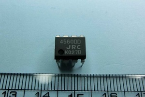 DIPデュアルHiFi高出力オペアンプ NJM4560DD 新日本無線（JRC）２個　(出品番号007-2）