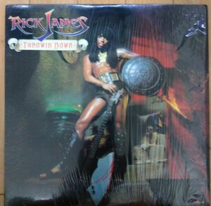 RICK JAMES/throwin' down LP funk