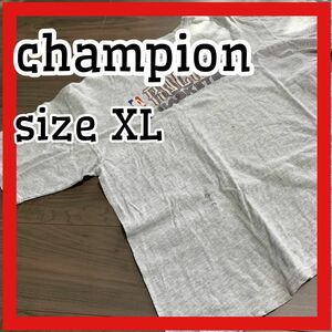 チャンピオン　champion XL Tシャツ　NBA 90S 青タグ 半袖シャツ