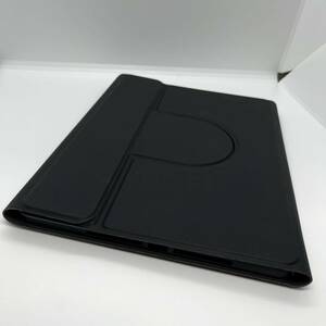 iPadケース ブラック 黒 タブレットケース キーボードケース 取り外し可能 Air4 10.9 インチ PC (黒) 回転可能 合皮 革製 高級 マグネット