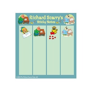 送料込 リチャードスキャリー スティック付箋 ( スクール ) 17559 Richard Scarry ふせん 付箋 文具 文房具 絵本 キャラクター グッズ