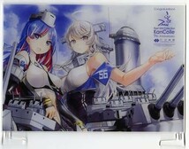 艦隊これくしょん 艦これ サウスダコタ＆ワシントン 九周年記念艦娘アクリルボード カレー機関_画像1