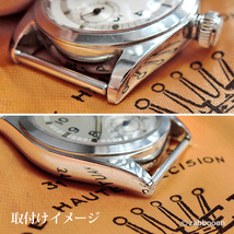 バネ棒 16mm【ヴィンテージ 横穴ケース】太さ φ1.8mm ４本１セット ロレックス IWC オメガ ロンジン ベビークロノグラフ 新品 送料無料！_画像6