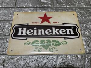 ブリキ看板20×30cm Heineken ハイネケン 看板 インテリア・アンティーク雑貨★TINサイン★