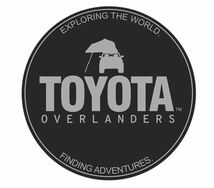 Toyota Overlanders FINDING ラウンドステッカー トヨタオーバーランダーズ ランクル ハイラックス タコマ タンドラ fjクルーザー rav4_画像2