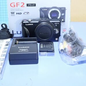 ★美品・箱保管品★　Panasonic DMC　GF2　ショット数少　作例有　☆最新ファームアップ済☆