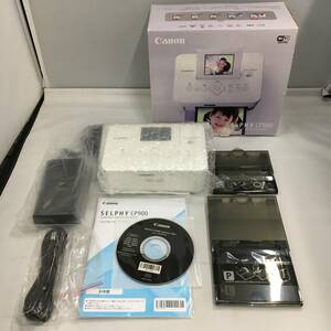 未使用品 CANON キャノン セルフィー SELPHY CP900 コンパクトプリンター 未使用箱入り フォトプリンター 白 ホワイト 写真 印刷 プリント