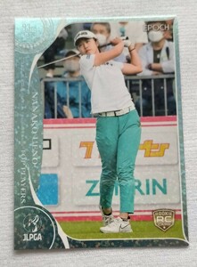 上野菜々子2022 EPOCH エポック JLPGA 女子ゴルフ TOP PLAYERS レギュラーパラレル版カード