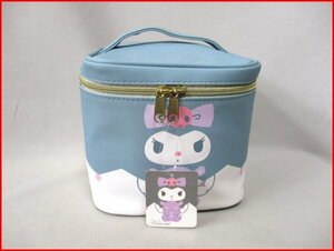 Kuromi/ black mi Chan * vanity pouch bag unused Sanrio W18cm