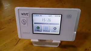値下げ！ポケットwifi UQmobile WX05 Speed wifi NEXT WIMAX2+ 白 SIMフリー (5)