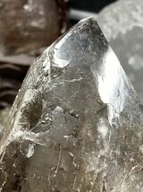 【秘蔵品】ネパール ガウリシャンカール産 スモーキークオーツ 原石 約1.4kg 磨きなし 0726_画像4