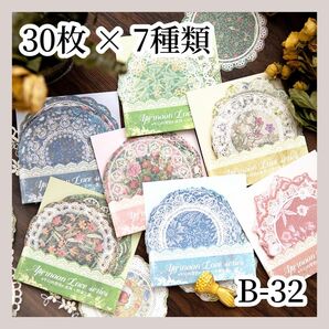 【コラージュ素材】 紙モノ 30枚×7種 B-32