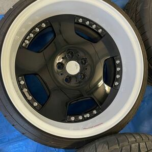 スーパースター レオンハルト リッター スペシャルエディション 10.5J +5 11J -15 114.3 5H 19インチ ホイール 235/35R19 265/30R19の画像4