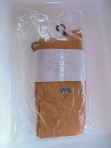 新品 Vivienne Westwood ACCESSORIES ヴィヴィアン ウエストウッド ソックス 靴下 マスタード 22.5~24.5cm