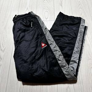 C126 lecoqsportif ルコックスポルティフ トレーニングパンツ メンズ サイズM ナイロン フルレングス スポーツウェア ルコック