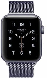 【B3A】Apple Watch ミラネーゼループ42/44/45mm(グレー)