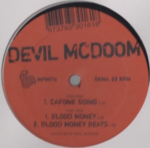 【廃盤新品12inch】DEVIL MCDOOM / CAFONE GOING