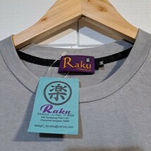 美品 [楽 RAKU] 和柄円窓 刺繍 半袖Tシャツ [サイズ:M] 検/ クロップドヘッズ 雅結 絡繰魂 華鳥風月 参丸一 錦 胤富仁帝 百花繚乱 桜花爛漫_画像6