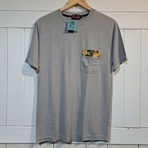 美品 [楽 RAKU] 和柄円窓 刺繍 半袖Tシャツ [サイズ:M] 検/ クロップドヘッズ 雅結 絡繰魂 華鳥風月 参丸一 錦 胤富仁帝 百花繚乱 桜花爛漫_画像1