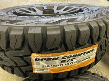 4本セット デルタフォース オーバル OVAL 16x7.0J 6/139.7 +38 MB TOYO トーヨー オープンカントリー R/T 215/65R16 WL ハイエース_画像6