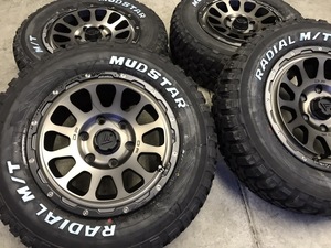 4本セット DELTA FORCE OVAL オーバル 16x7.0J 6/139.7 +38 MSP MUDSTAR マッドスター radial M/T 215/70R16 WL ハイエース 200系