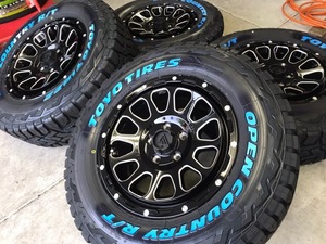 4本セット デルタフォース オーバル OVAL 16x7.0J 5/114.3 42 BSM TOYO トーヨー オープンカントリー R/T 235/70R16 WL デリカD5