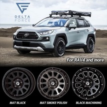 4本セット DELTA FORCE OVAL 16x7.0J 5/114.3 +35 +42 MB YOKOHAMA GEOLANDAR A/T G015 225/75R16 ホワイトレター デリカD5_画像7