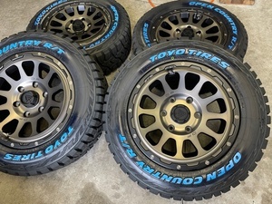 4 pcs set Delta force oval OVAL 16x7.0J 6/139.7 +38 MSP TOYO Toyo open Country R/T 215/65R16 WL Hiace 