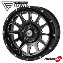 4本セット デルタフォース オーバル OVAL 16x7.0J 5/114.3 +35 +42 BSM ヨコハマ ジオランダー A/T G015 225/70R16 BL デリカD5_画像2